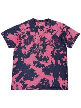 THE WEEKND Uni-Sex XO "After Hours" Bleed Tie Dye Short‎ Sleeve Shirt | Size M